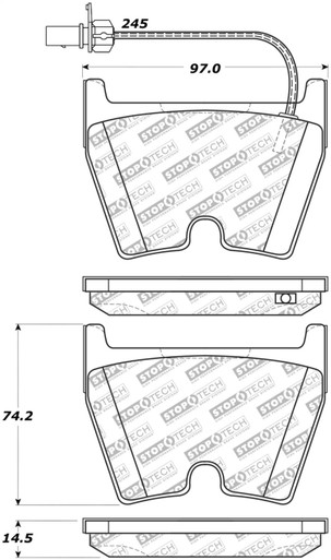 StopTech Street Select Brake Pads with Hardware | 305.10290 discount