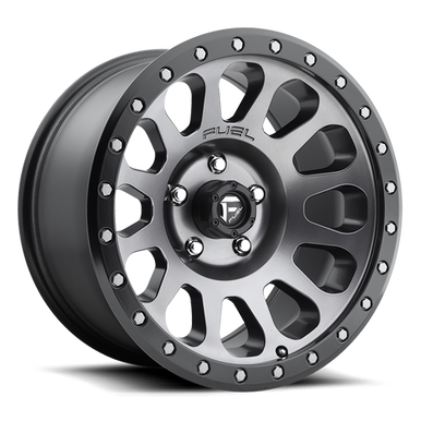 Fuel D601 Vector Wheel 18x9 6x135 Matte Gunmetal With Black Bead Ring 1mm