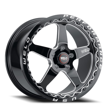 Weld Street Performance Ventura Beadlock Wheel 17x10 5x135 Gloss Black Milled w/ Diamond Lip 10mm online now