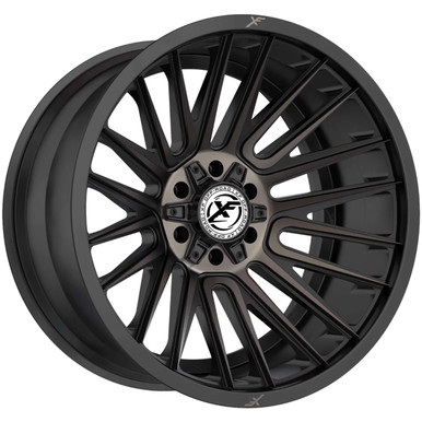 Xf Off-Road Xf-234 Wheel 20x9 5x127 & 5x139.7 Satin Black & Bronze Machined Double Dark Tint 12mm
